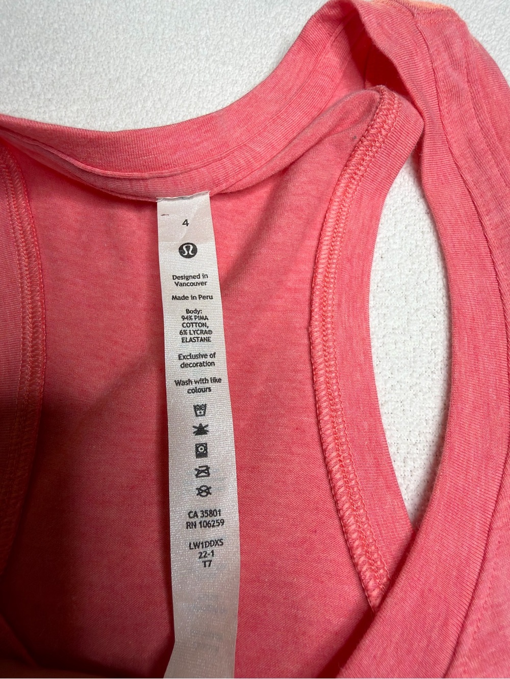 Lululemon Love Tank Top•Heathered Raspberry Cream - Picture 9 of 12